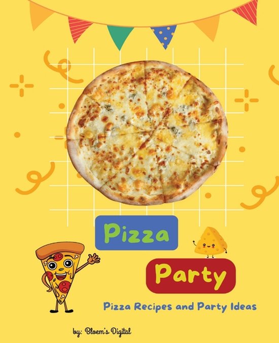 Pizza Party Cookbook for Kids - cover