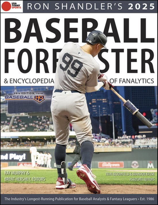 Ron Shandler's 2025 Baseball Forecaster - cover