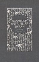 Boek kaft met bamboe patroon en tekst 'Glimpses of Unfamiliar Japan Lafcadio Hearn'