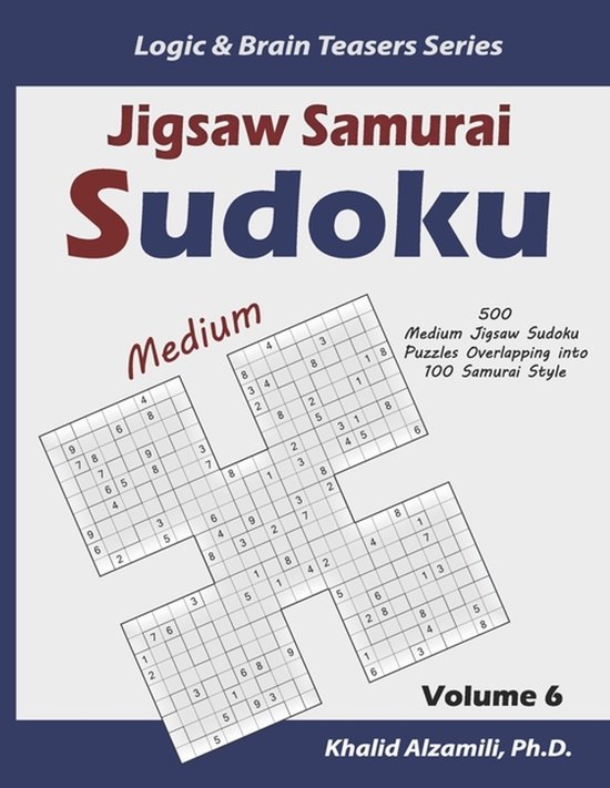 Logic & Brain Teasers- Jigsaw Samurai Sudoku - cover