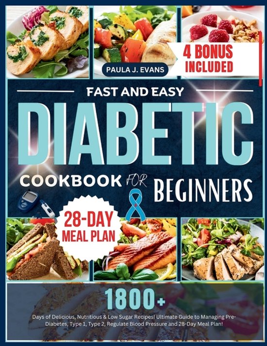 Fast and Easy Diabetic Cookbook for Beginners - cover