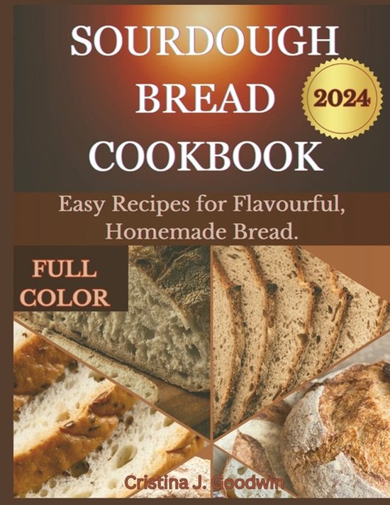 Sourdough Bread Cookbook 2024 - cover