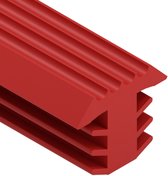 Trapstrip antislip - Antislip Infrees Trapprofiel - 12mm Rol 25 meter - Antislipstrip voor houten trap - rood