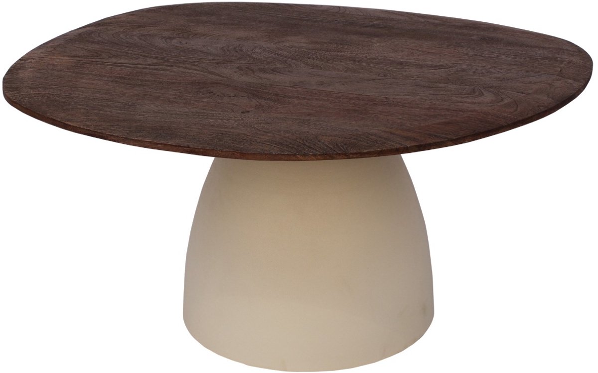 Brix - Salontafel Marron - Beige - Mangohout - 86 cm