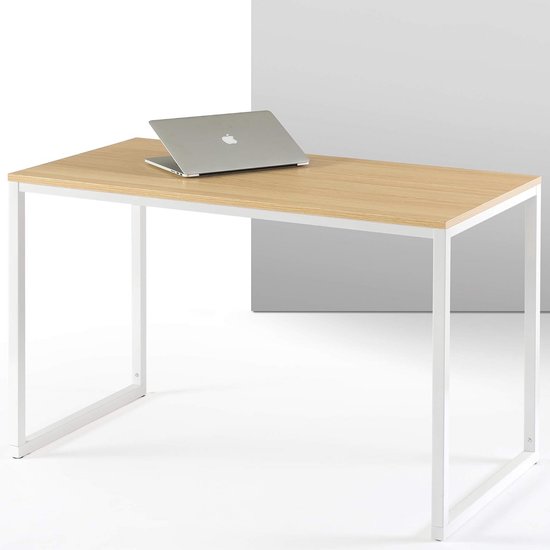 opvouwbare computer tafels 33 inch opvouwbaar bureau met opslag voor kinderen multifunctionele rechthoekige tafel MDF en zwart stalen frame home office bureau voor kleine ruimte