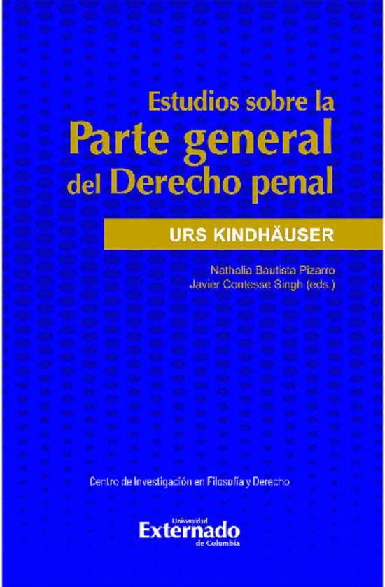 Estudios sobre la Parte general del Derecho penal - cover