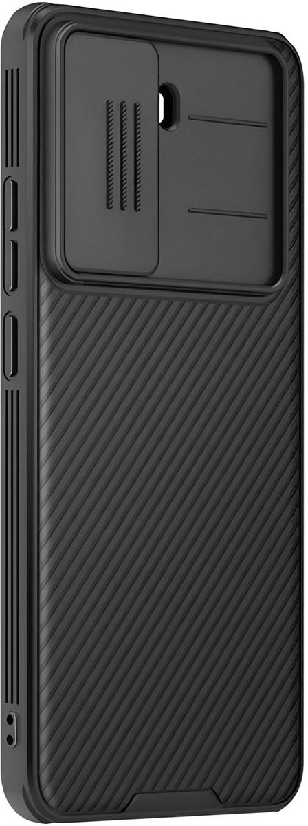 Nillkin, Schokbestendig hoesje voor Xiaomi Poco X7 Pro Camera cover, Zwart