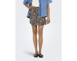 Only Broek Onlnala Life Skort Wvn Noos 15322967 Pumice Stone/leo Dames Maat - M