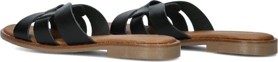 Stefano Lauran Led Knoop Slipper Slippers Dames - Zwart - Maat 38
