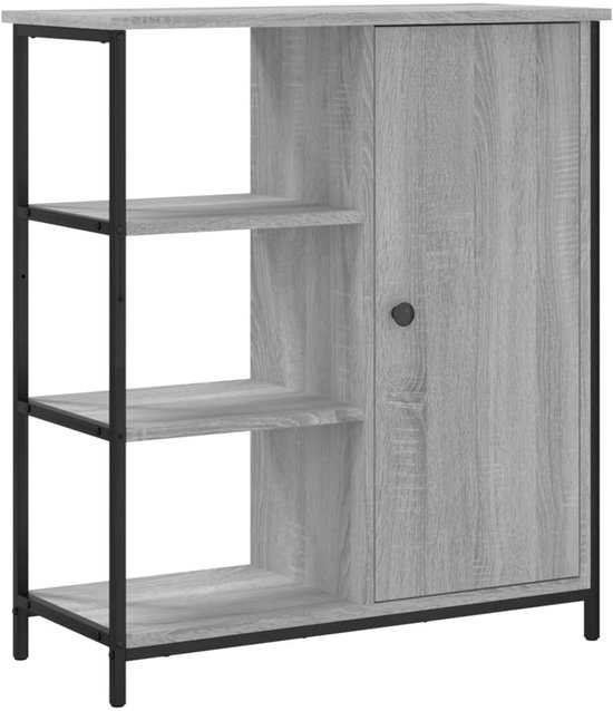 Buffet vidaXL - Commodes - Meuble de rangement - Armoire murale - Buffet 70 x 30 x 80 cm Bois traité Gris Sonoma