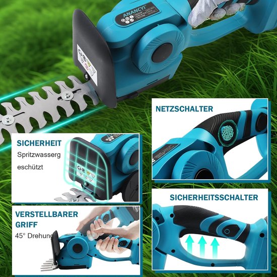 Buxusschaar met Accu - Heggenschaar - Mini Kettingzaag van GARDENA — afbeelding 3