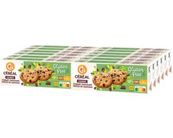 Céréal Cookies met stukjes Chocolade Glutenvrij en Lactosevrij - 6 x 150 gr - Voordeelverpakking