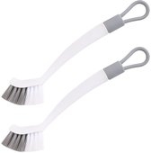 Ibenzoa® Uitgebreide Set van Twee Dieptereinigingsborstels voor Badkamer en Keuken, met Vlekverwijderingsgereedschap