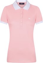 Jimmy Sanders Polo Shirt Korte Mouw Katoenen Pique Dames Roze - M