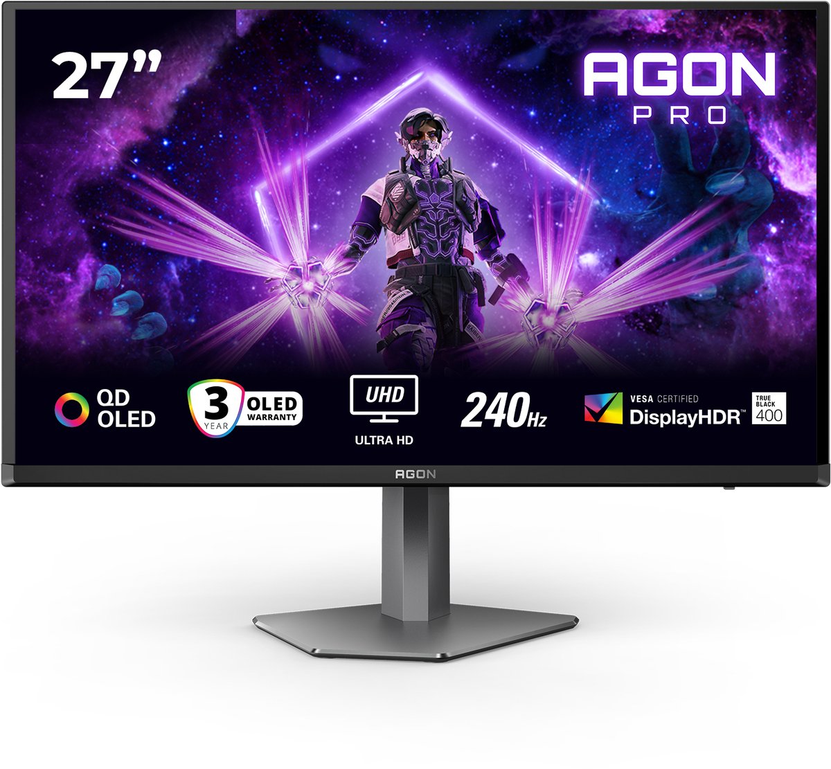 AOC AGON PRO AG276UZD 26.5'' 4K UHD gaming monitor