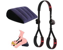 Sex Kussen - Meubel - Stoel voor Mannen & Vrouwen - BDSM - Rood en Zwart