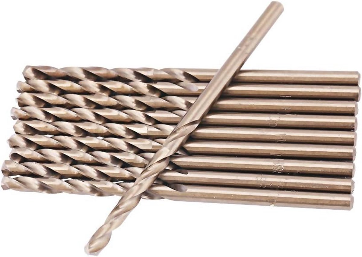 Kobaltboorset HSS 1-5mm voor Roestvrij Staal en Gietijzer