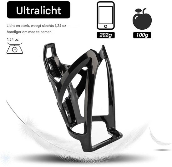 Bidonhouder - Fietsbekerhouder - Lichtgewicht Bidonhouder - Race, MTB - Zwart van FastRider — afbeelding 4