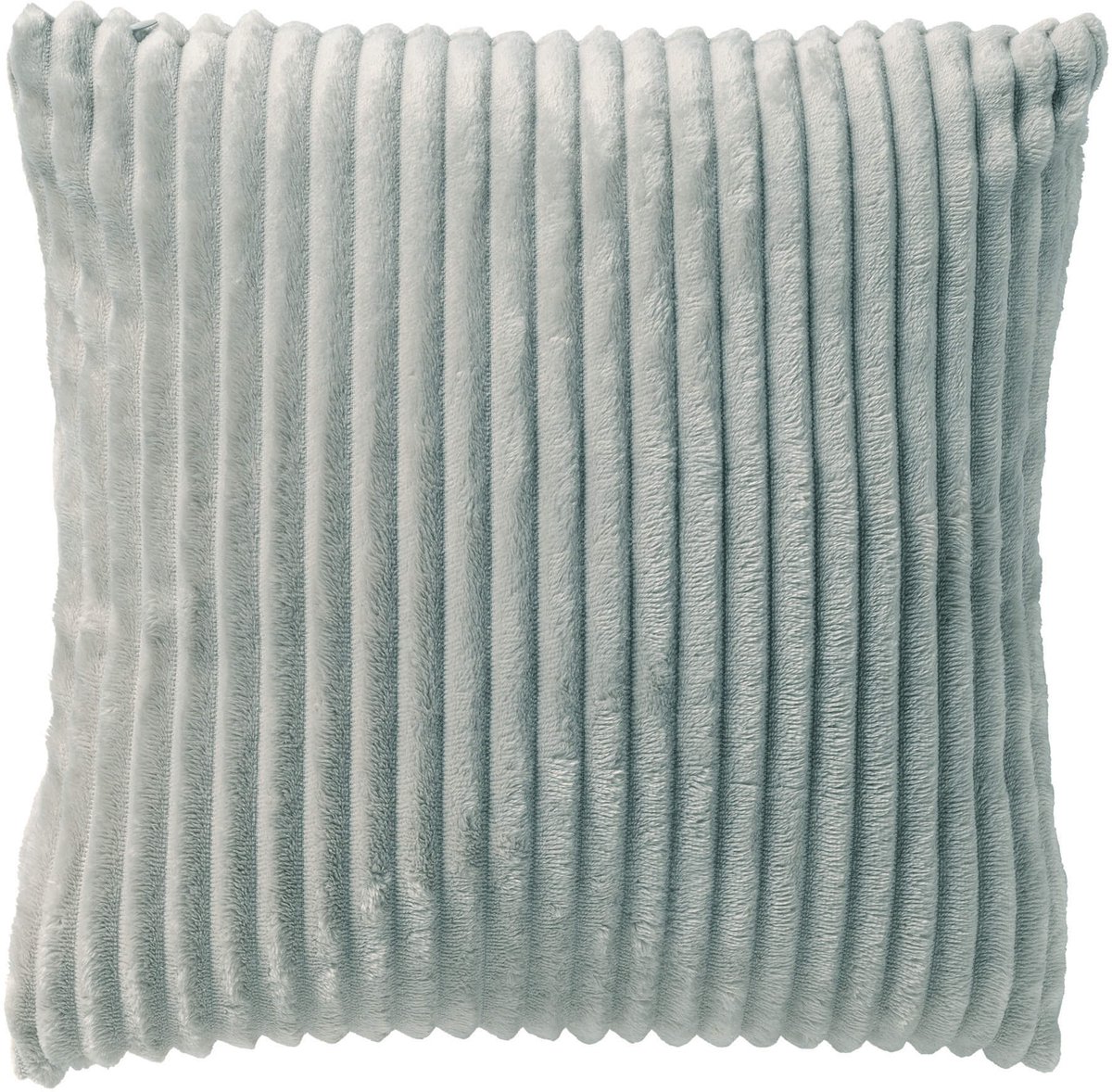 Dutch Decor MART - sierkussen 45x45 cm - zacht ribfluweel - corduroy - Jadeite - groen - Inclusief binnenkussen - Luxe kussens voor woonkamer & bank Lichtgroen
