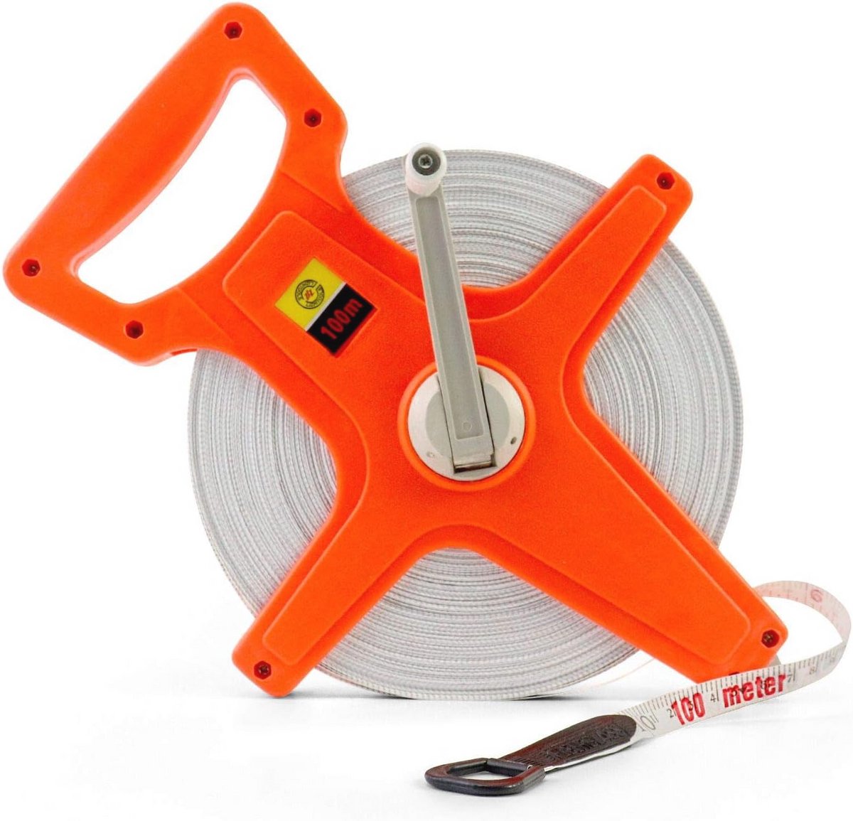 Glasvezel Meetlint 100M - Dubbelzijdige Rol Tape voor Precisie Metingen