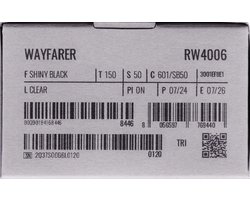 Ray-Ban: Meta Wayfarer Standard Smart Glasses - Clear - Shiny Black