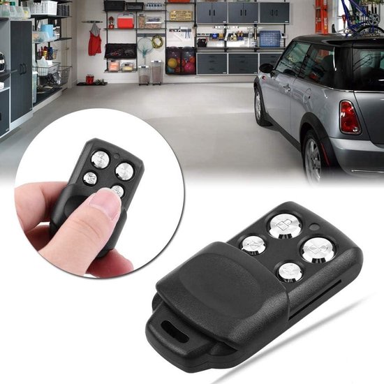 ZXX 2 stuks universele 4-kanaals 433 MHz garagepoort afstandsbediening handzender klonen sleutelhanger vervanging garagedeuropener voor garagedeur elektrische poort ZXX 2 stuks universele 4-kanaals 433 MHz garagepoort afstandsbediening handzender klonen sleutelhanger vervanging garagedeuropener voor garagedeur elektrische poort