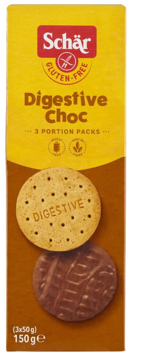 Schar Digestive Choco - 6 x 150 gr - Voordeelverpakking