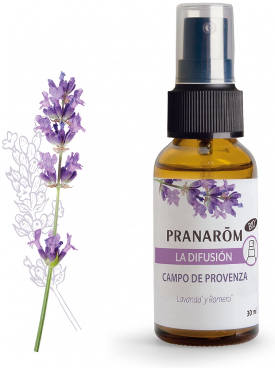 Diffusie in Spray veld van de Provence bio 30 ml (Lavendel)|Diffusion in Spray field of Provence bio 30 ml (Lavender)|Diffusion en Spray Champ de Provence bio 30 ml (Lavande)