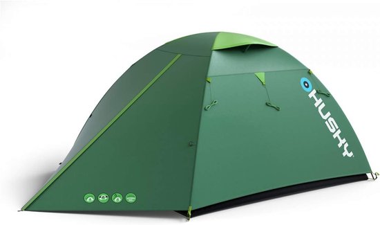 Ruime Tent voor 3 Personen - Ideaal voor Kamperen en Wandelen
