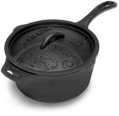 Bol.com Petromax - Gietijzeren Steelpan KR2 met deksel 2L aanbieding