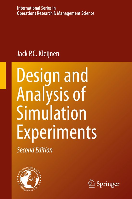 Design And Analysis Of Simulation Experiments - cover