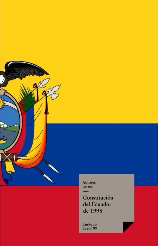 Leyes 89 - Constitución de Ecuador de 1998 - cover