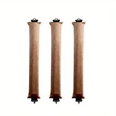 Heatless curls - set van 3 - Kaki