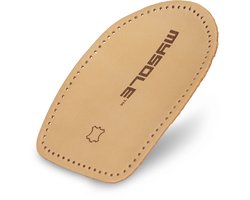 MYSOLE™ Basic Heelpad - Hielkussen van schaapsleer - 1 paar - Maat 35/37