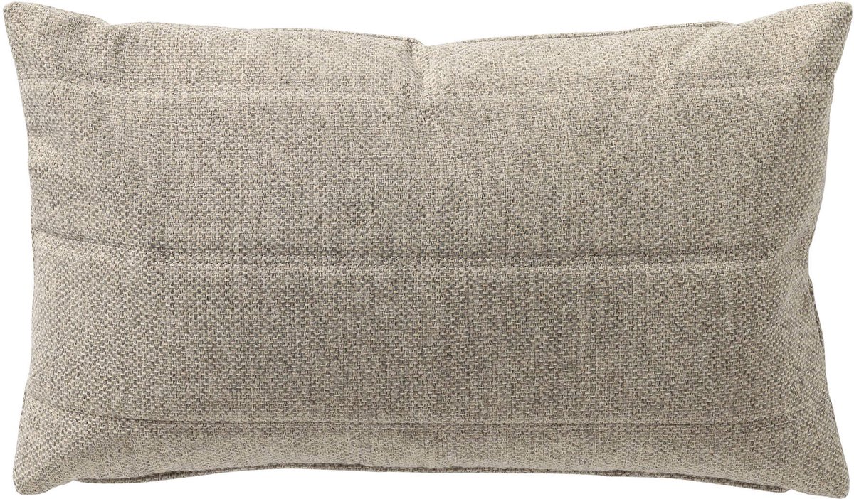 Dutch Decor TALIA - buitenkussen 30x50 cm - waterafstotend en uv-bestendig - Pumice Stone - taupe