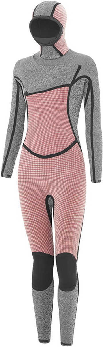2025 Nyord Dames Furno Ultra Plus 6/5/4mm Met Capuchon Borst Ritssluit