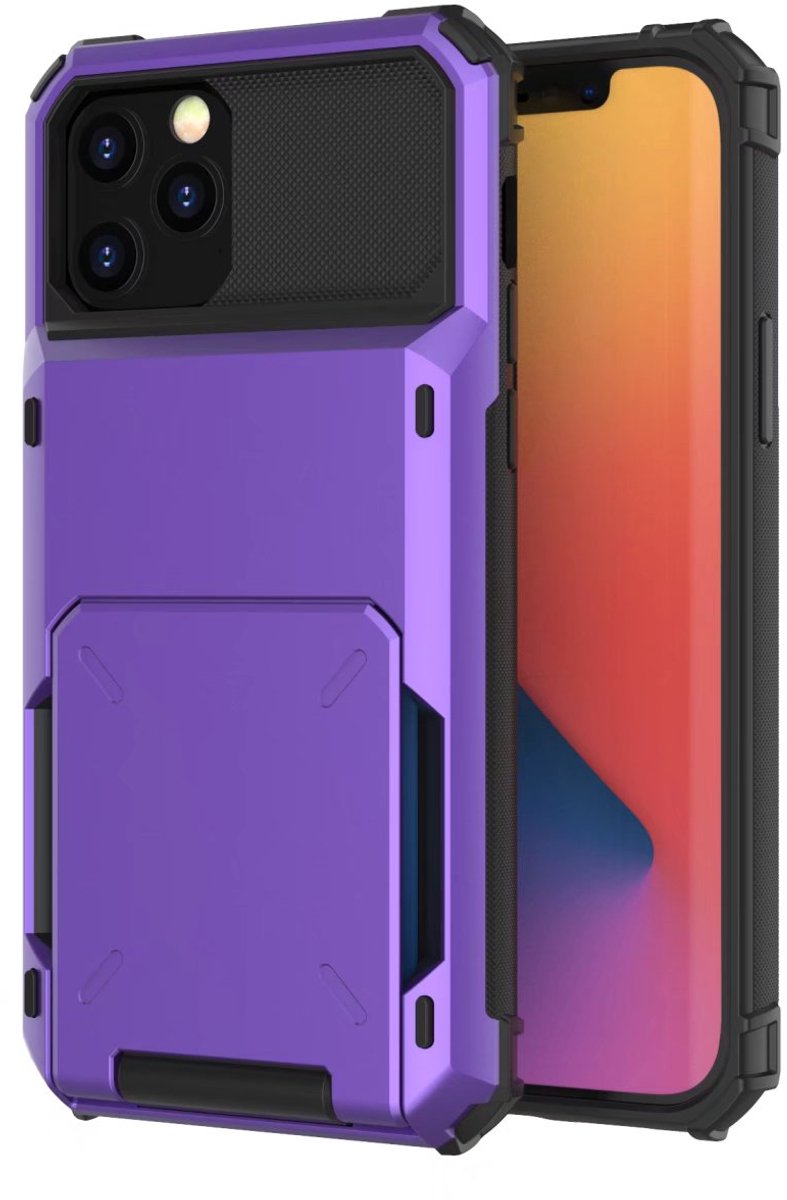 Hoesje geschikt voor Samsung Galaxy A36 - Backcover - Pasjeshouder - Portemonnee - TPU - Paars