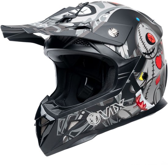 Casque cross DIRTY VOODOO de MOTOBLOUZ