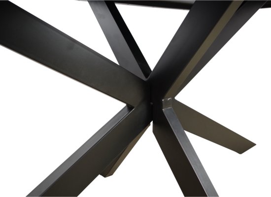 Table à manger Colorado ovale danoise en bois de manguier 220x100 cm