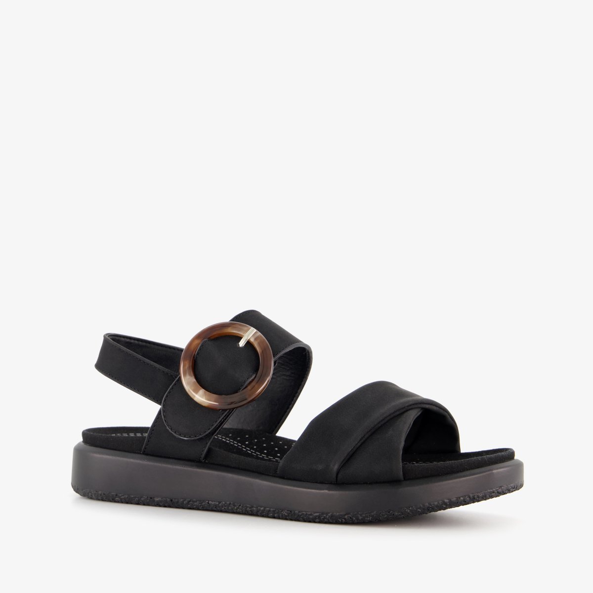 Natuform dames sandalen zwart - Maat 41
