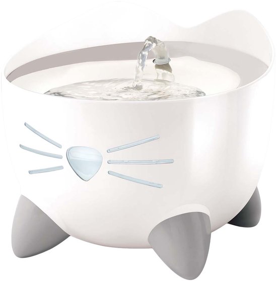 Catit Pixi Fountain Rvs - Kattendrinkbak - 20x20x16 cm Wit