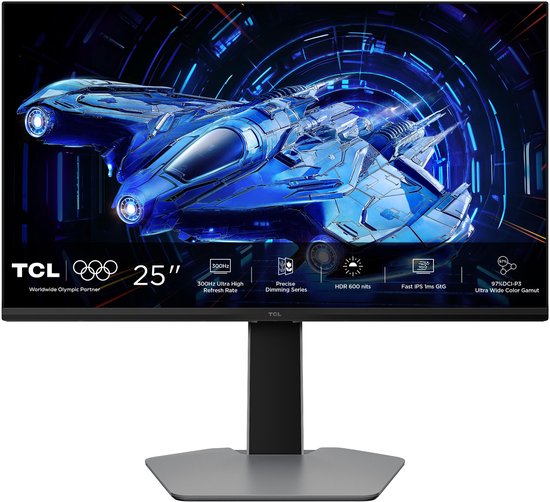 TCL 25G64 - Gaming Monitor - Miniled 180 zones - Full HD 300Hz