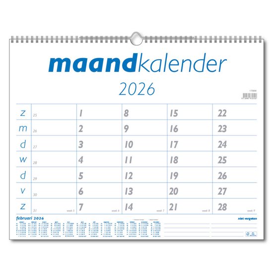 Calendrier mensuel Race 2026