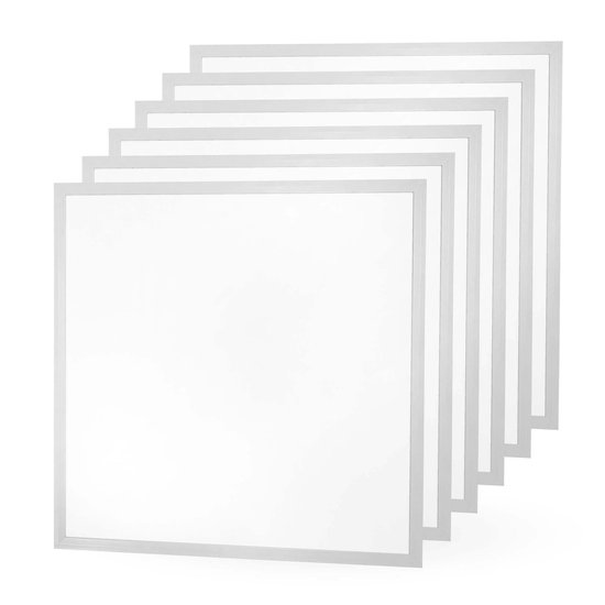 Ledvion - LED Panel, 60x60, 36W, 6500K, 4000 Lumen, Inbouwarmatuur Raster Incl. LED driver Snelconnector