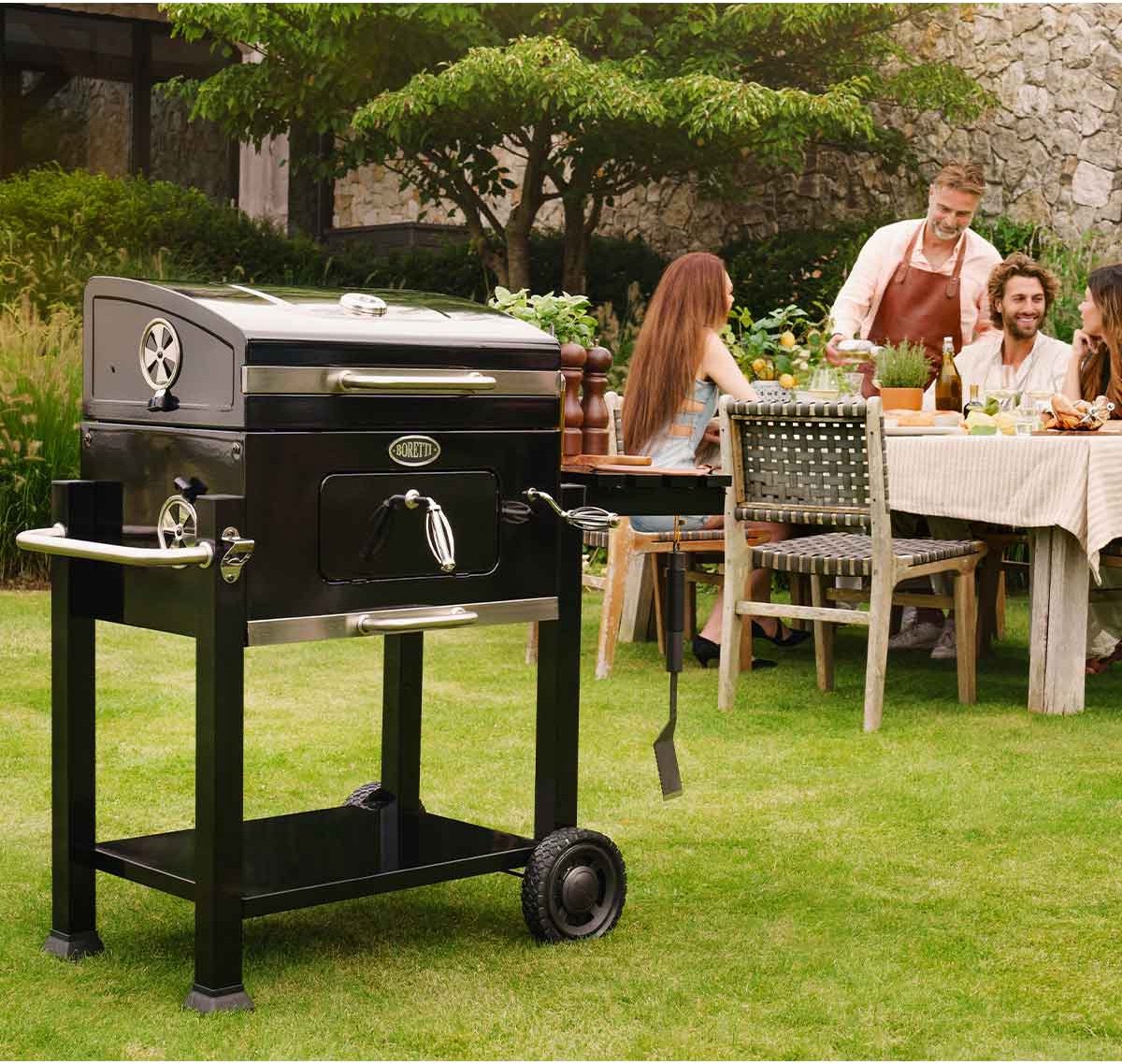 Boretti Carbone 2.0 - Houtskoolbarbecue - 57 x 42 cm