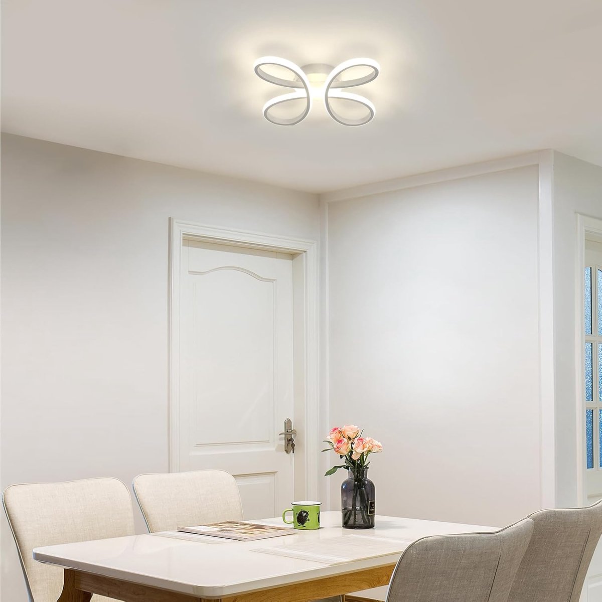 Haobosic - 30W Plafonnier LED - 3400LM - 4500K - Wit