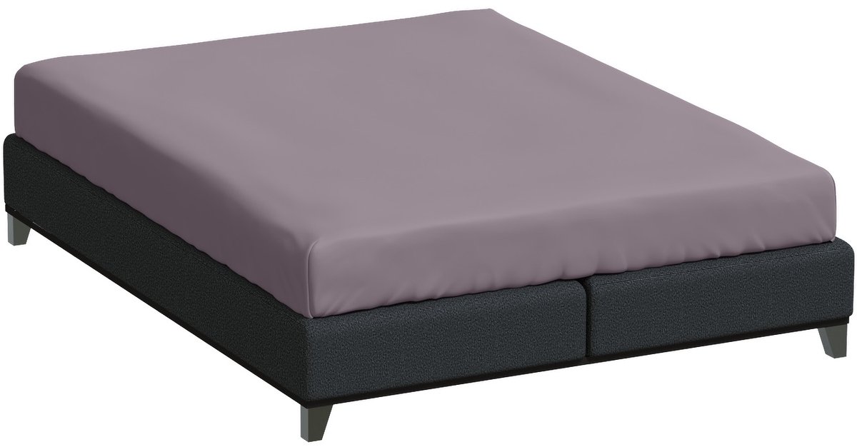 Bella Donna Eenpersoons Hoeslaken Jersey - amethyst-0528 90/190-100/220