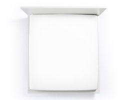 Bella Donna Alto Boxspringhoeslaken - Weiss-1000 180x200-200x220