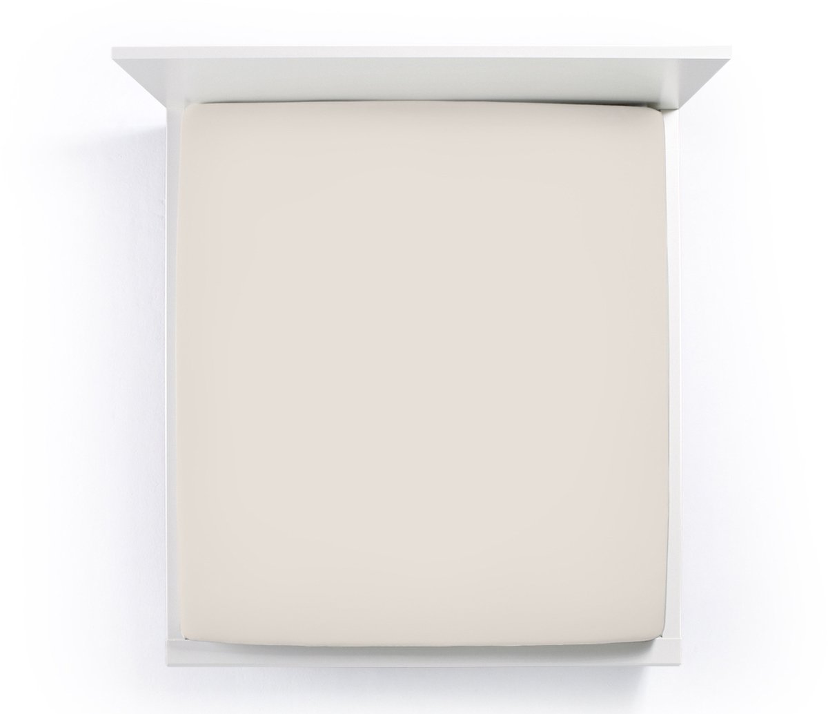 Bella Donna Jersey La Piccola Topperhoeslaken 100x190-200 cm grijs-0701