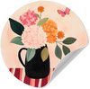 Vase - Fleurs - Papillon
